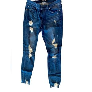 Express. Jeans. Size 6R. Distressed